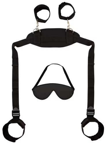 БДСМ набір для фіксації Bad Kitty Neck-Wrist-Ankle Res - купити в Україні | Секс шоп SEX-SHOP.ua
