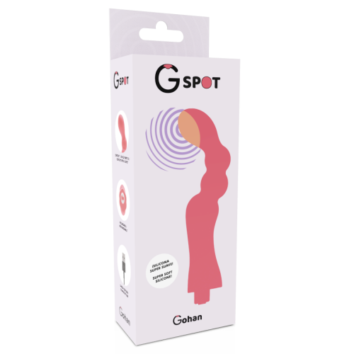G-SPOT GOHAN - Вібратор для зони G, 17 см (помаранчевий) - купити в Києві, Україні