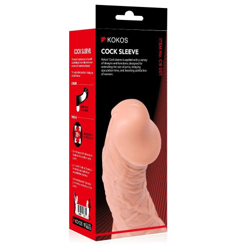 Насадка на член Kokos Cock Sleeve CS 001, S