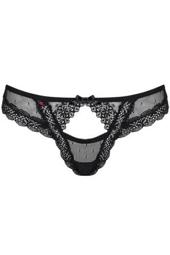 Obsessive 817-THO-1 - эротические стринги, S/M (чёрный)