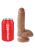 Pipedream King Cock 7 - Фаллоимитатор на присоске, 14х4.5 см (карамель)
