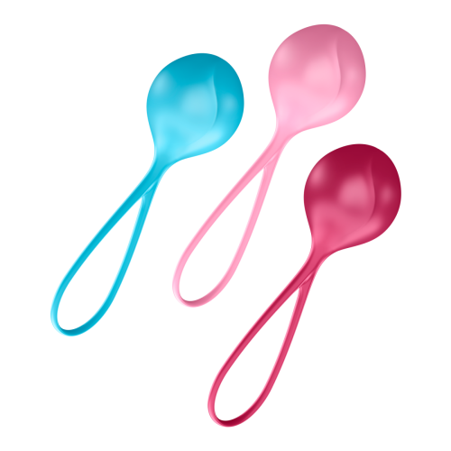 Satisfyer Strengthening Balls набор вагинальных шариков 3шт, 3,8 см