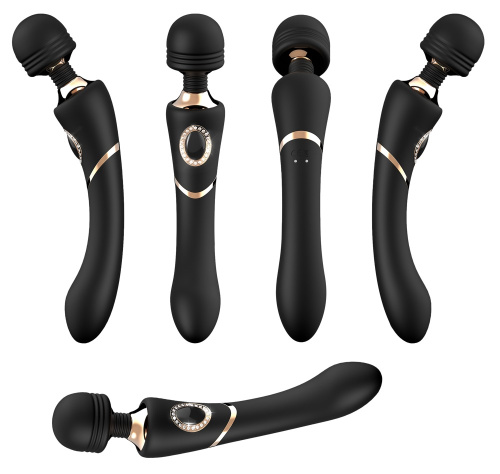 Cleopatra Wand Massager - Універсальний вібромасажер, 24.2х4.3 см (чорний) - купити в Києві, Україні
