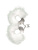 Adrien Lastic Handcuffs White - наручники металлические с белой пушистой отделкой Adrien Lastic Handcuffs White - наручники металлические с белой пушистой отделкой