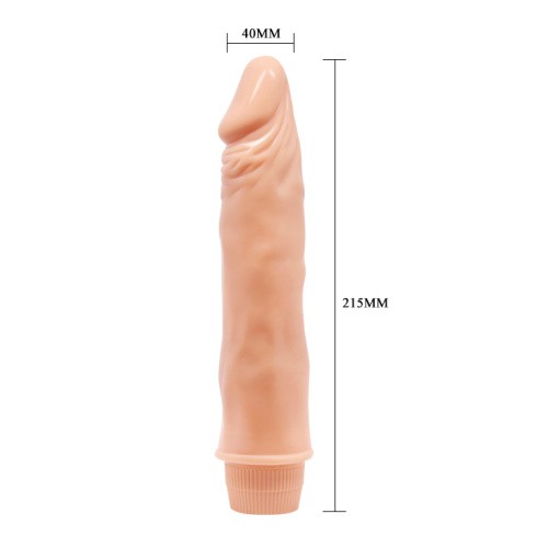 Baile Barbara Dwarf Vibrator Flesh - Вибратор, 21.5х4 см (телесный)