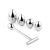 Анальная пробка с сменными элементами B-Series Jewellery Metal Anal Plug No. 3