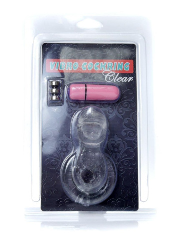 Эрекционное виброкольцо B-Series Tongue Vibro CockRing