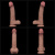 Реалистичный фаллоимитатор LoveToy Dual-Layered Silicone Cock #1, 22,5 см