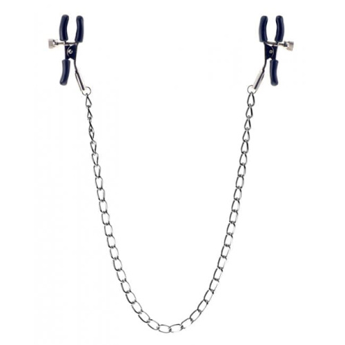 Kinx Squeeze N Please Nipple Chain Silver OS - Зажимы для сосков
