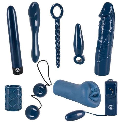 Midnight Blue Set большой набор различных секс игрушек, 9 предметов