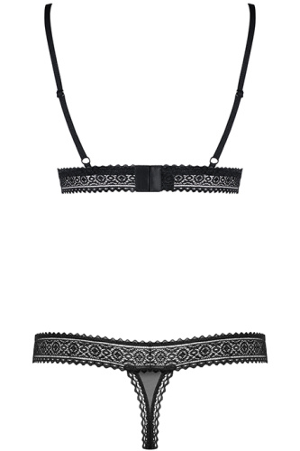 Obsessive 862-SET-1 set - сексуальный комплект, S/M (чёрный)