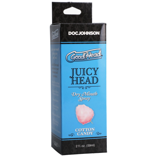 Doc Johnson Goodhead Juicy Head Dry Mouth Spray спрей от сухости во рту для орального секса со вкусом сахарной ваты, 59 мл