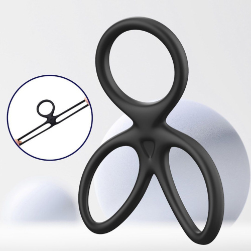 Эрекционное кольцо Erospace Men’s Play Triple Silicone Cock Ring  B14