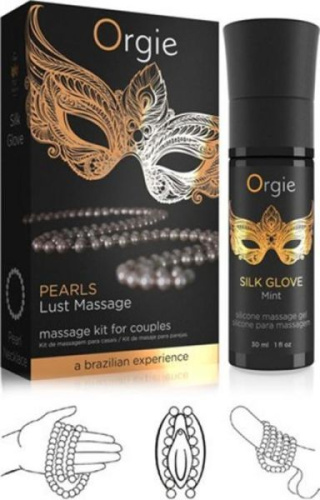 Orgie Pearl Lust Massage набір для інтимного масажу гель і намиста, 30 мл - купити в Києві, Україні