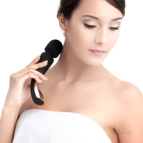 Lelo Smart Wand Medium - Профессиональный массажер, 22х4 см (слоновая кость)