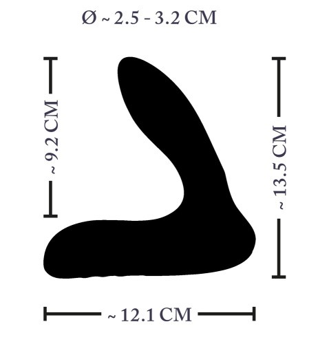XouXou Inflatable Vibrating Prostate Plug - надувной массажер простаты с вибрацией, 13.5х3.2 см