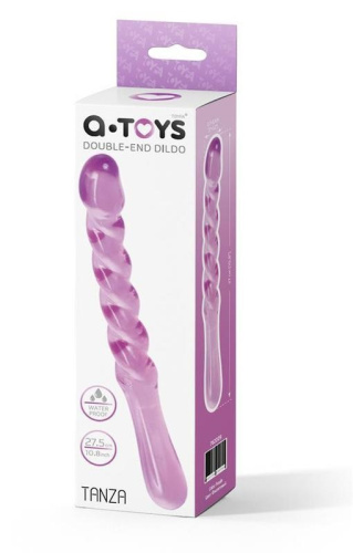 A-Toys by Toyfa Tanza - Фаллоимитатор двусторонний, 27.5х3.1 см