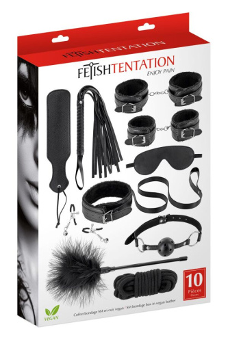 BDSM набор Fetish Tentation Enjoy Pain SM Bondage Box