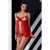 Passion Exclusive Cherry Chemise - Прозрачный бэби долл с открытой грудью, L/XL (красный)