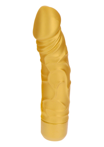 Toy Joy - Gold Dicker Original Vibrator - Вибратор, 20х4,4 см