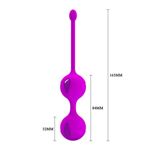 Pretty Love Kegel Tighten Up II Balls Pink - Вагінальні кульки, 16,3 см (фіолетові) - купити в Києві, Україні
