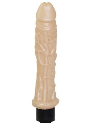 Nmc Pearl Shine - Вибратор латексный, 25х4 см (телесный)