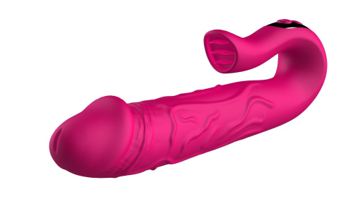 Вібратор Boss Realistic Tongue Stimulating Dildo - купити в Києві, Україні