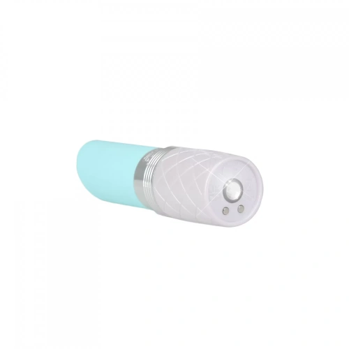 Pillow Talk - Lusty Luxurious Flickering Massager - Вібратор у вигляді губної помади (блакитний) - купити в Києві, Україні