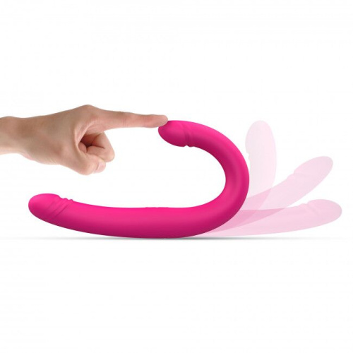 Dorcel Orgasmic Double Do - Вібратор-пульсатор двосторонній, 45х4.1 см - купити в Києві, Україні