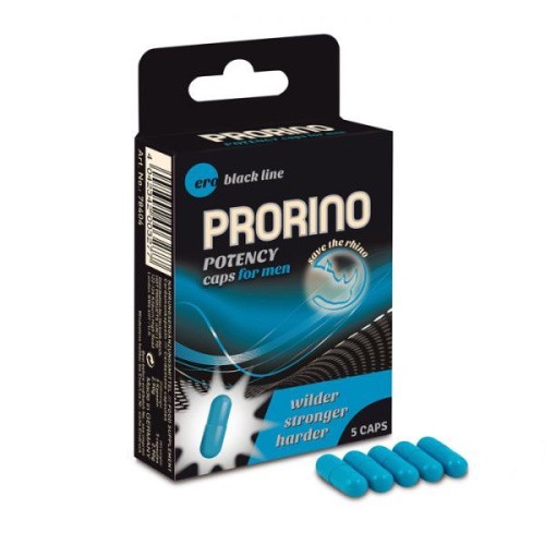 Prorino Potency Caps for MEN - мужские возбуждающие капсулы, 5 шт