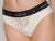 Passion PS001 Panties - Трусики с широкой резинкой и кружевом (бежевые, размер M) Passion PS001 Panties - Трусики с широкой резинкой и кружевом (бежевые, размер M)