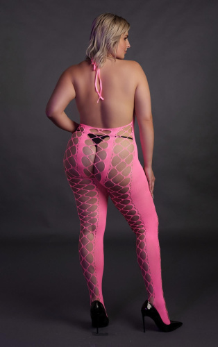 Бодистокинг Ouch! Bodystocking With Halterneck, XL/4XL