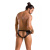 Passion - 030 SLIP OPEN TOM black - Мужские трусы с цепочкой спереди, S/M Passion - 030 SLIP OPEN TOM black - Мужские трусы с цепочкой спереди, S/M