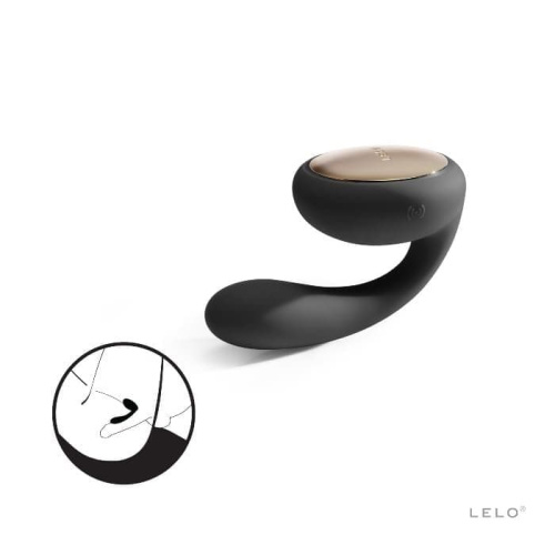 Lelo Tara - вращающийся вибратор для пар, 10х2.5 см (синий)