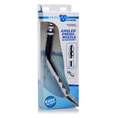 CleanStream Angled Enema Nozzle - Насадка для анального душа, 22,8 см - купити в Києві, Україні