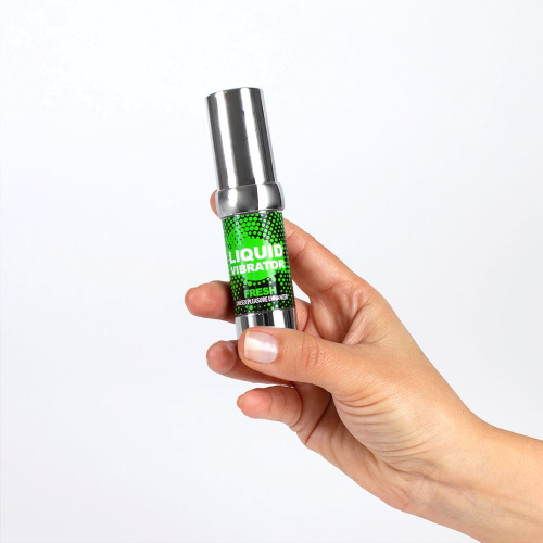 Жидкий вибратор Secret Play Liquid Vibrator Fresh, 15 мл (мята)