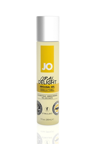 System JO Oral Delight Vanilla Thrill гель лубрикант для орального секса с ароматом и вкусом ванили, 30 мл
