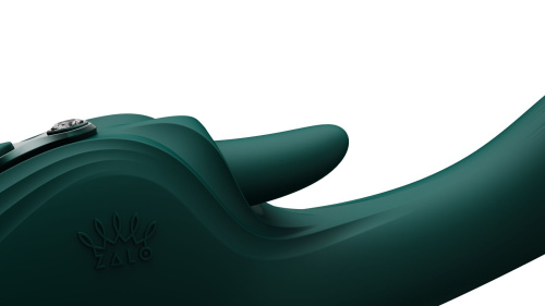Вибратор-кролик со смарт управлением Zalo Ares Turquoise Green