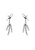 Feral Feelings - Nipple clamps Tassels - Зажимы для сосков с кисточками (белый) Feral Feelings - Nipple clamps Tassels - Зажимы для сосков с кисточками (белый)