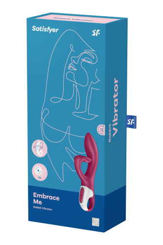 Satisfyer Embrace me - Вібратор кролик, 21.6х4.6 см (бордо) - купити в Києві, Україні