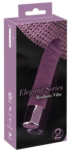 Orion Elegant Series Realistic Vibe - Минивибратор, 14.3 см (фиолетовый)
