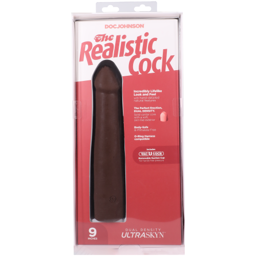 Фалоімітатор Doc Johnson The Realistic Cock ULTRASKYN 9 Inch, 22,9 см - купити в Україні | Секс шоп SEX-SHOP.ua