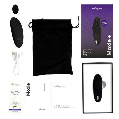 Вибратор в трусики We-Vibe Moxie+ + Лубрикант 50 мл