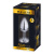 Alive Mini Metal Butt Plug - Анальная пробка - S, 7х2.8 см (чёрная) Alive Mini Metal Butt Plug - Анальная пробка - S, 7х2.8 см (чёрная)
