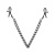 Bedroom Fantasies Nipple Clamps with Chain - Затискачі для сосків з ланцюжком, (чорний) - купити в Києві, Україні Bedroom Fantasies Nipple Clamps with Chain - Затискачі для сосків з ланцюжком, (чорний) - купити в Києві, Україні
