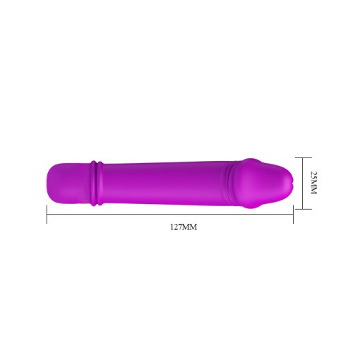Pretty Love Emily Smooth Vibrator - Вибратор, 12.7х2.5 см