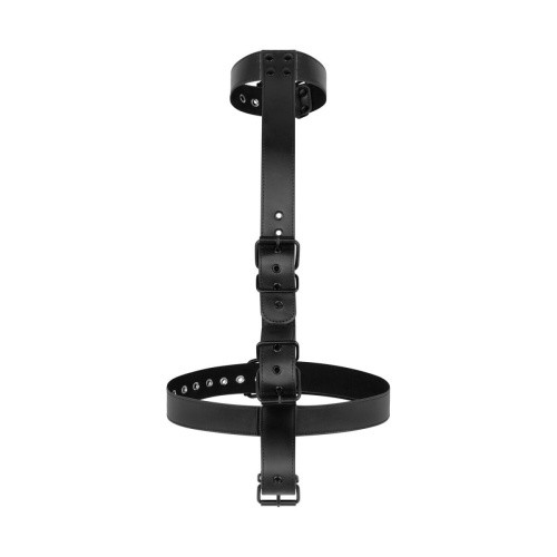 Bedroom Fantasies Seductive Straps Body Restraint Set - Фиксатор для рук и шеи, (черный)