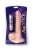 Toyfa Realstick Nude - Реалистичный вибратор с выносным пультом на проводе, 22х3.8 см