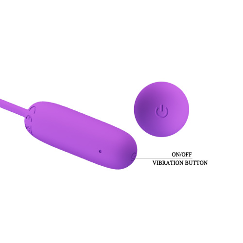 Pretty Love Joyce Vibrating Egg Purple - Виброяйцо, 18 см (фиолетовый)