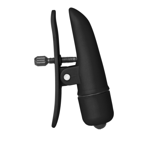 CalExotics Nipplettes - Виброзажимы для сосков, 7х2 см (черный)